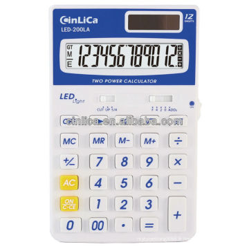 Calculatrice à 12 chiffres avec LED LED-200LA calculatrice bsa